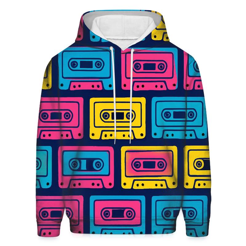 Cassette Neon Mosaic hoodie styles