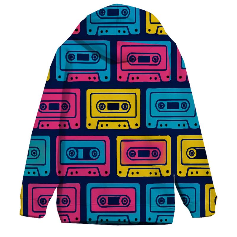 Cassette Neon Mosaic hoodie styles