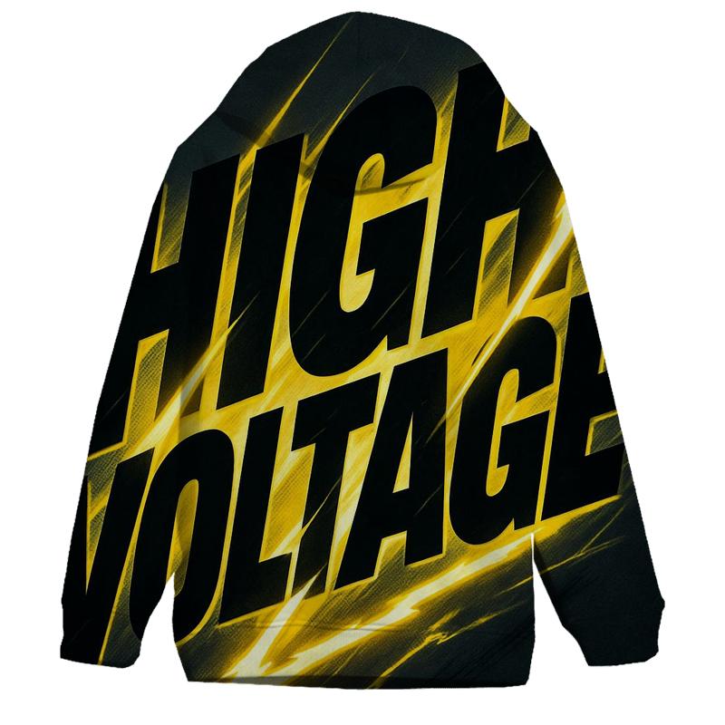 Kinetic Typographic Thunder graphic hoodies