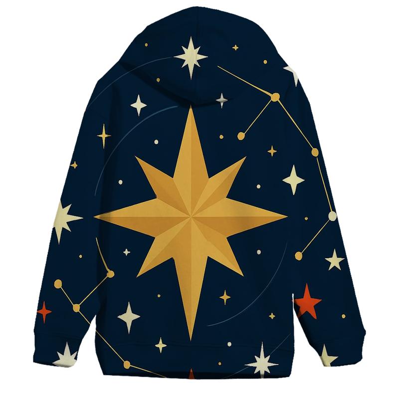 Northern Starburst Constellation graphic hoodies
