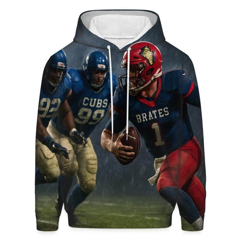 Braves Blitz Versus Bear Wall heavyweight hoodies