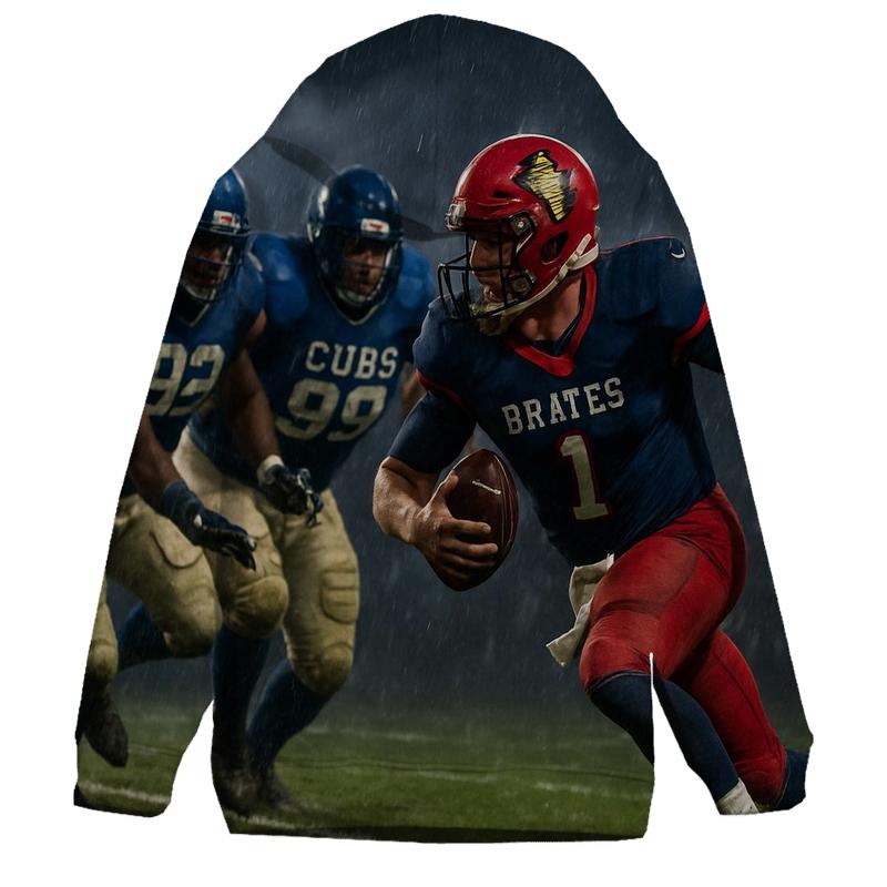 Braves Blitz Versus Bear Wall heavyweight hoodies
