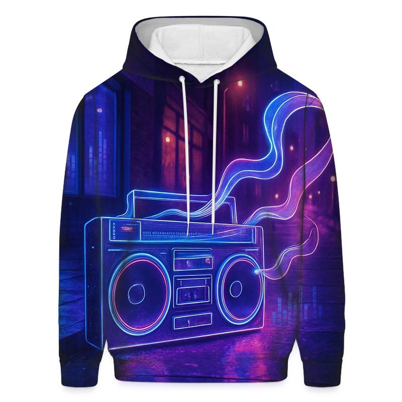 Neon Sidewalk Jam lightweight hoodies