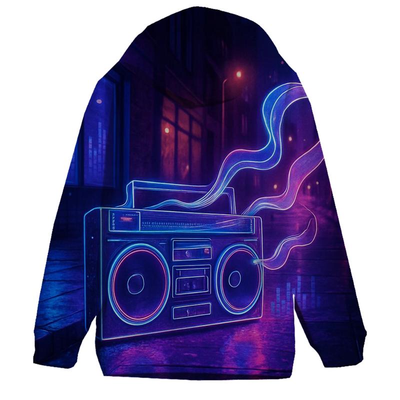 Neon Sidewalk Jam lightweight hoodies