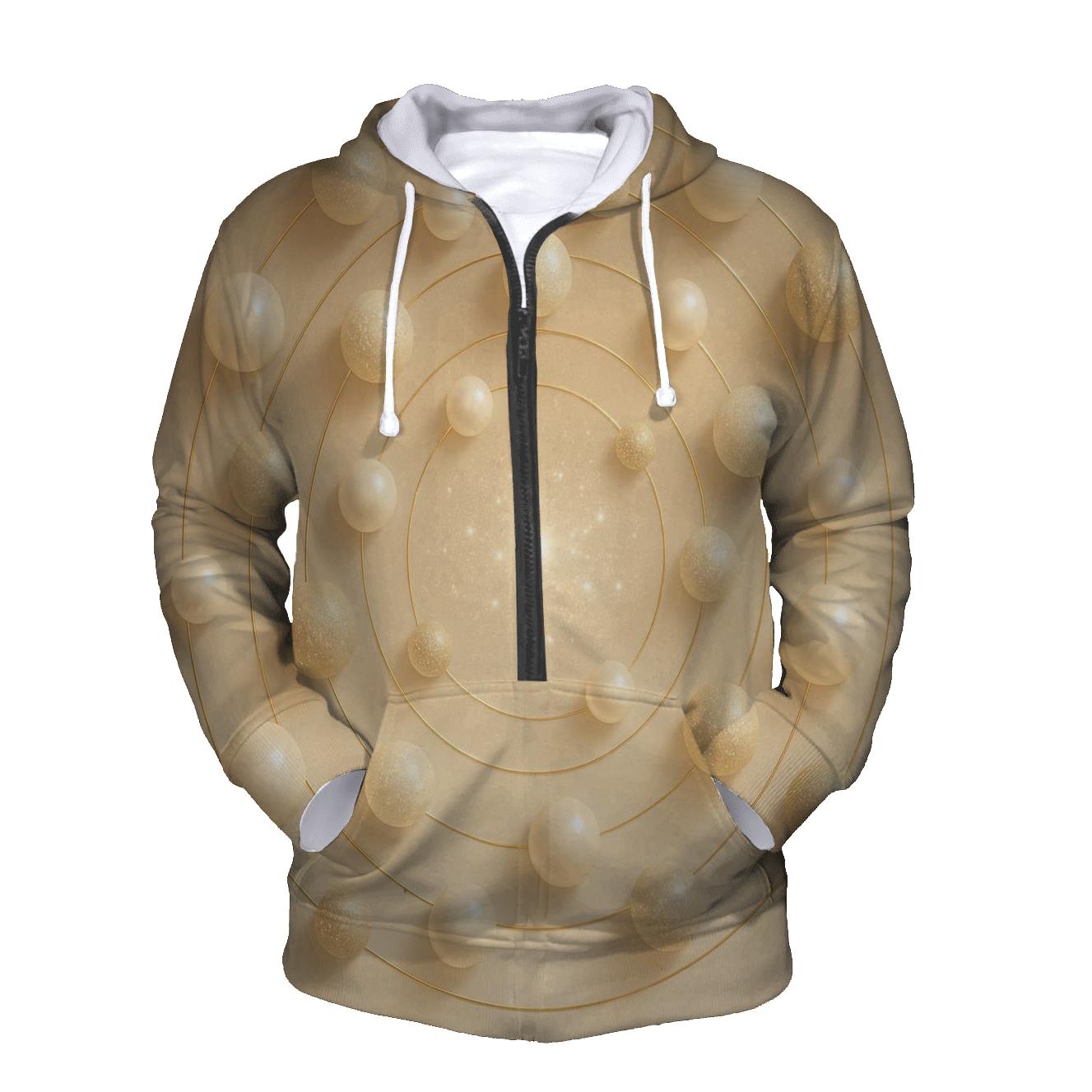Champagne Orbit Halo hoodie styles
