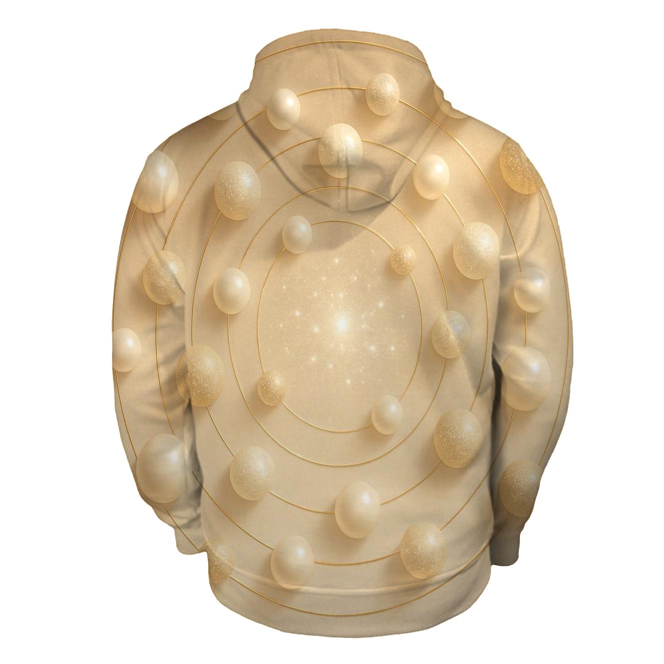 Champagne Orbit Halo hoodie styles