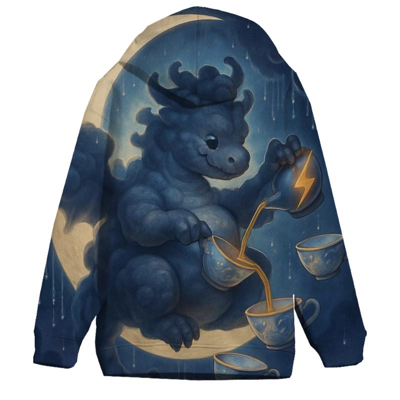 Tea Time Thunder Dragon hoodies fashion