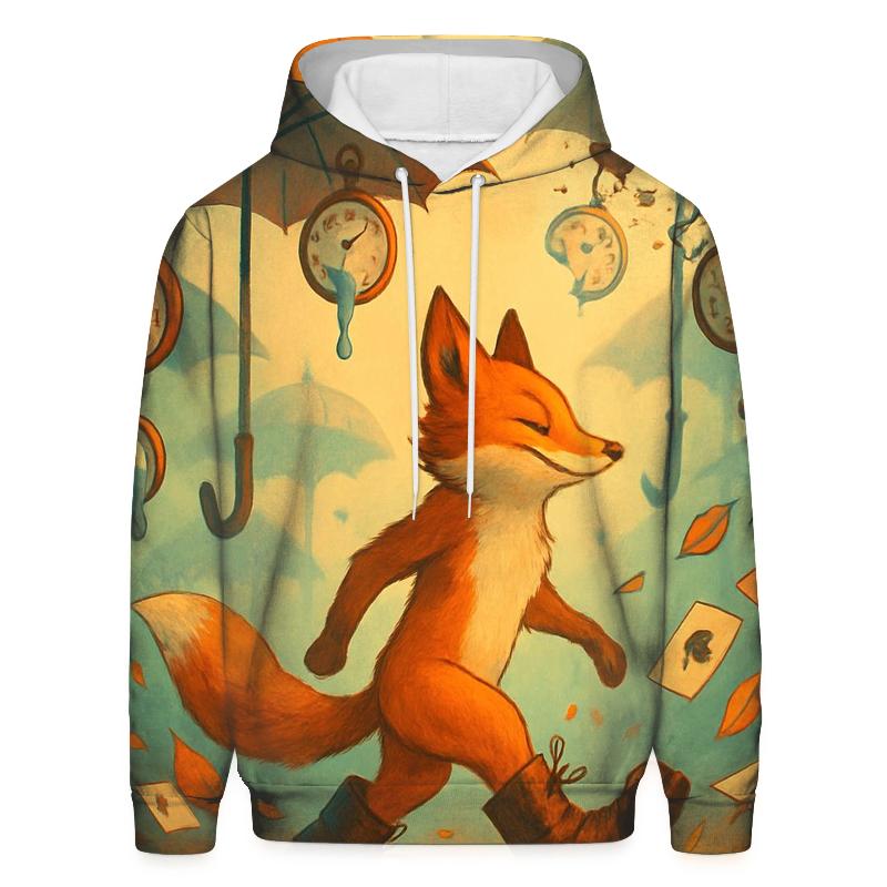 Umbrella Forest Time Shuffle embroidered hoodies