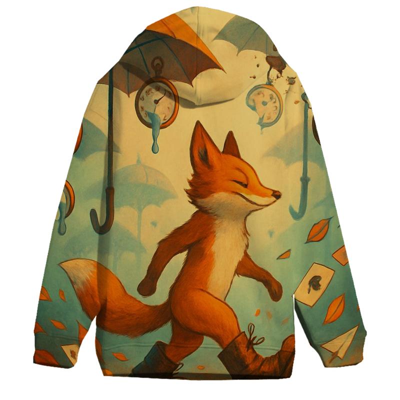 Umbrella Forest Time Shuffle embroidered hoodies