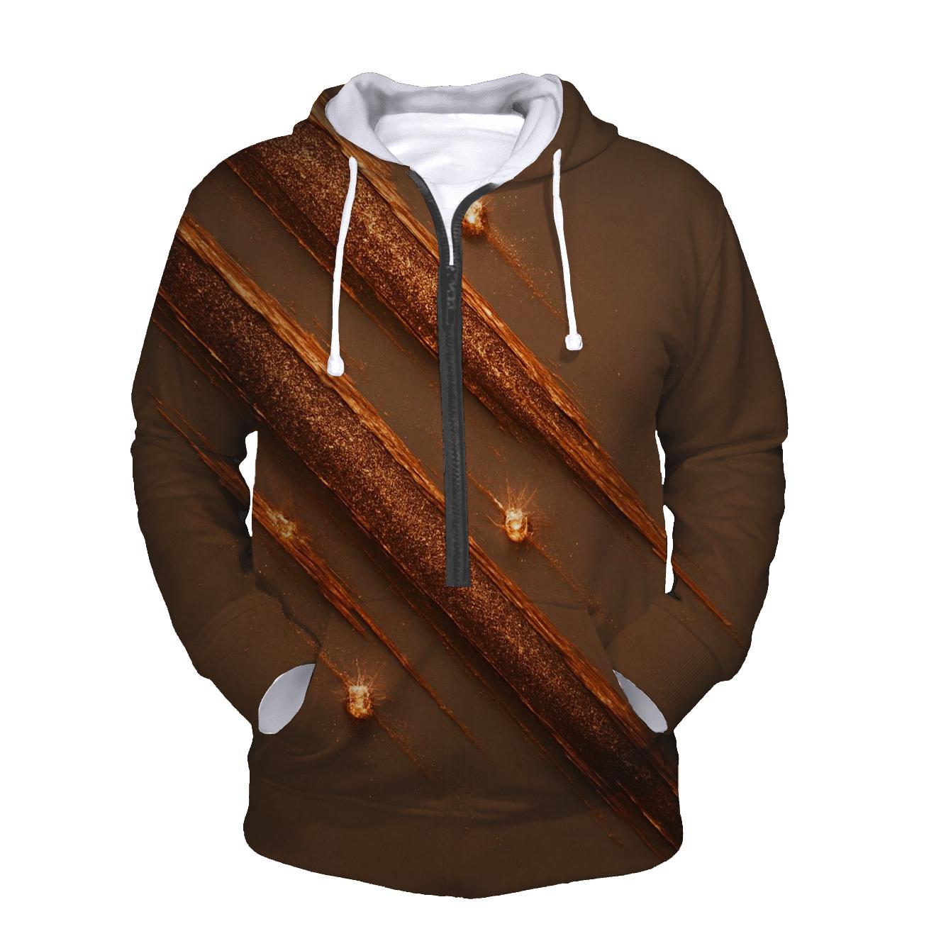 Bronzed Comet Trails pullover hoodies