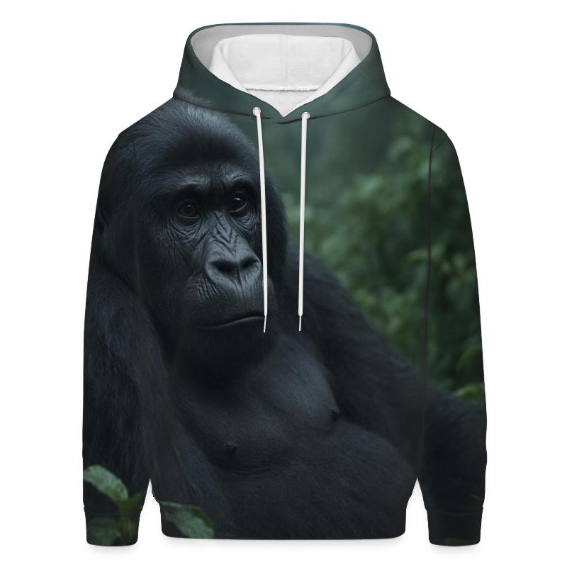 Mountain Gorilla Resting In Cloud Forest hoodie trends
