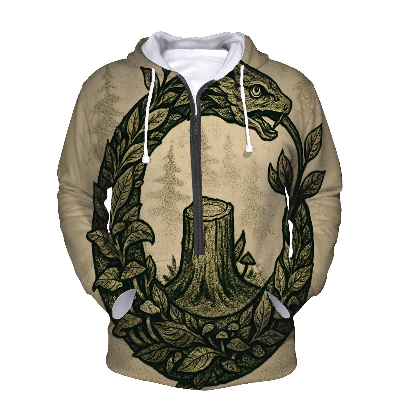 Forest Spirit Ouroboros hoodie designs