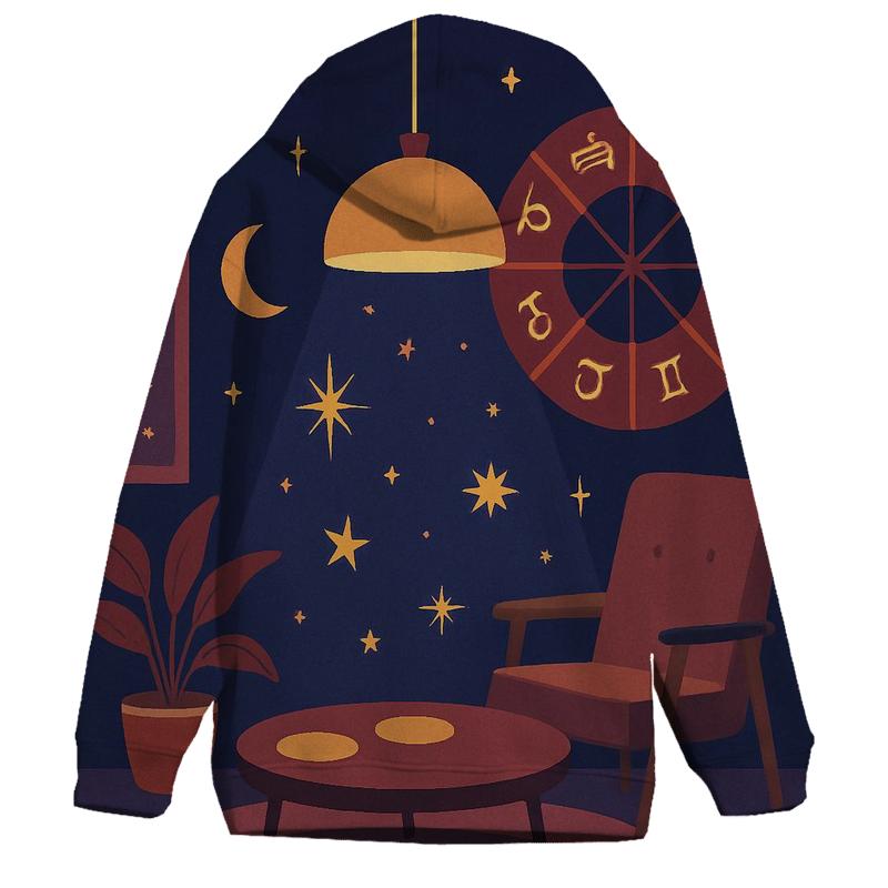 Cosmic Lounge Astrology Night hoodie trends