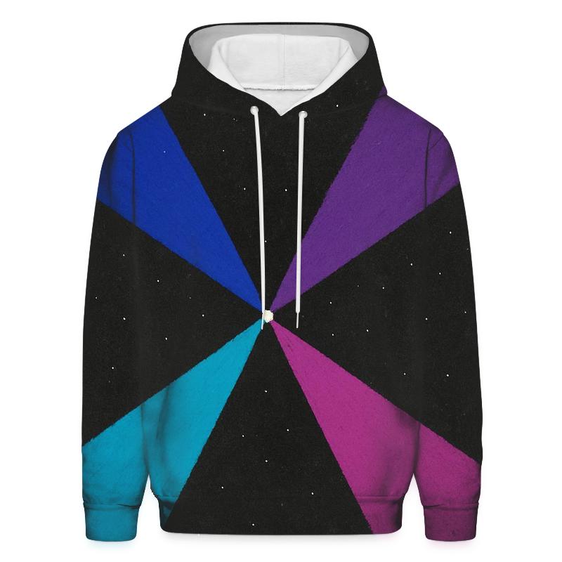 Pulsar Beam Fan Array embroidered hoodies