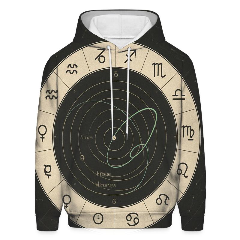 Zodiac Retrograde Orbit Diagram designer hoodies