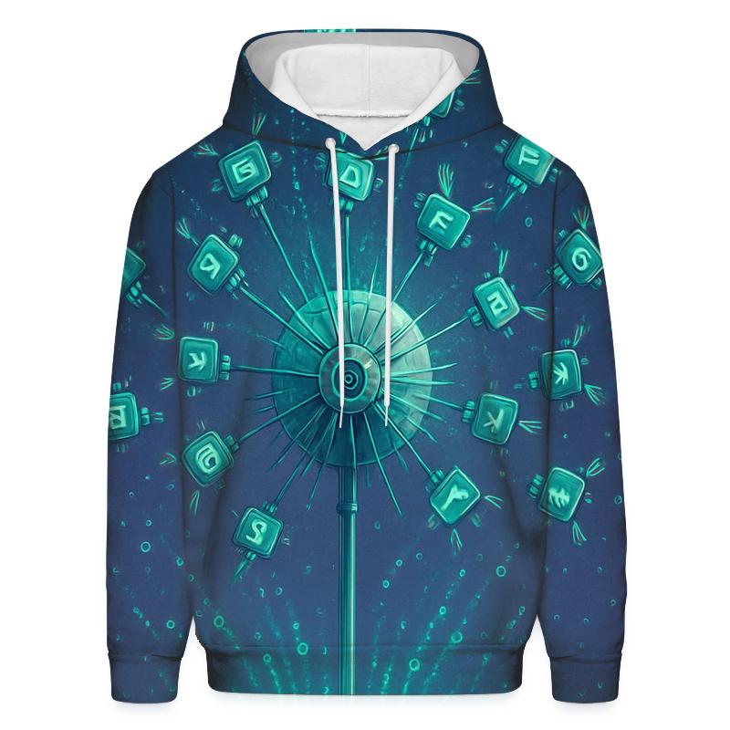 Mechanical Dandelion Codefield graphic hoodies