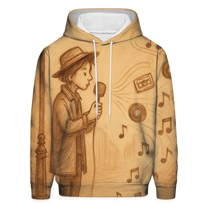 Sepia Street Busker Story heavyweight hoodies