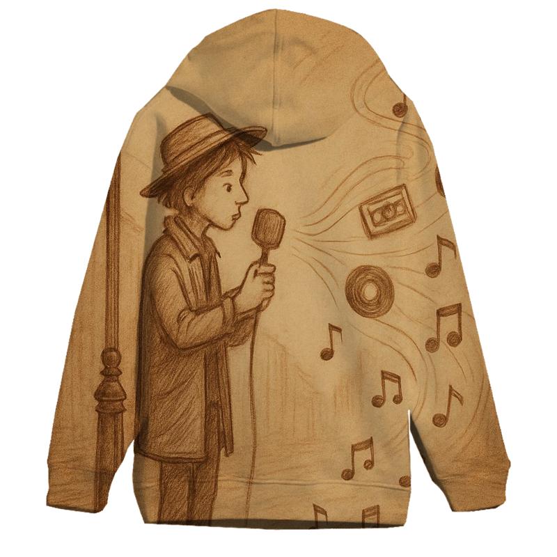 Sepia Street Busker Story heavyweight hoodies