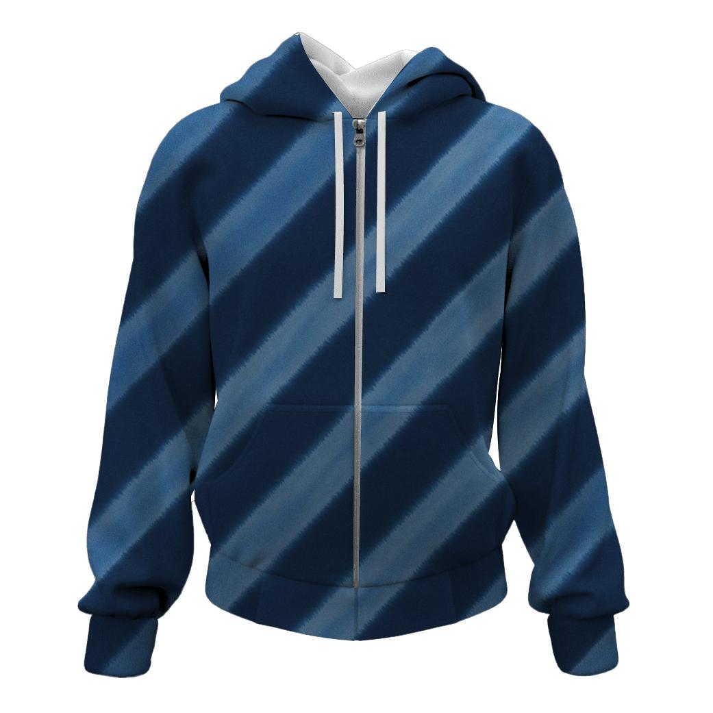 Indigo Arashi Diagonal River hoodie styles