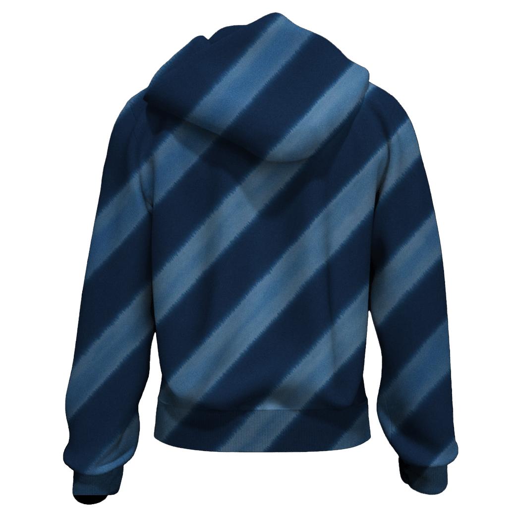 Indigo Arashi Diagonal River hoodie styles