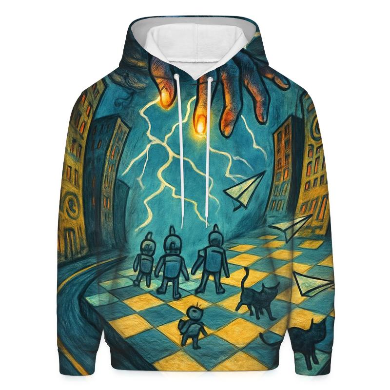 Stormy Chessboard Street Parade heavyweight hoodies