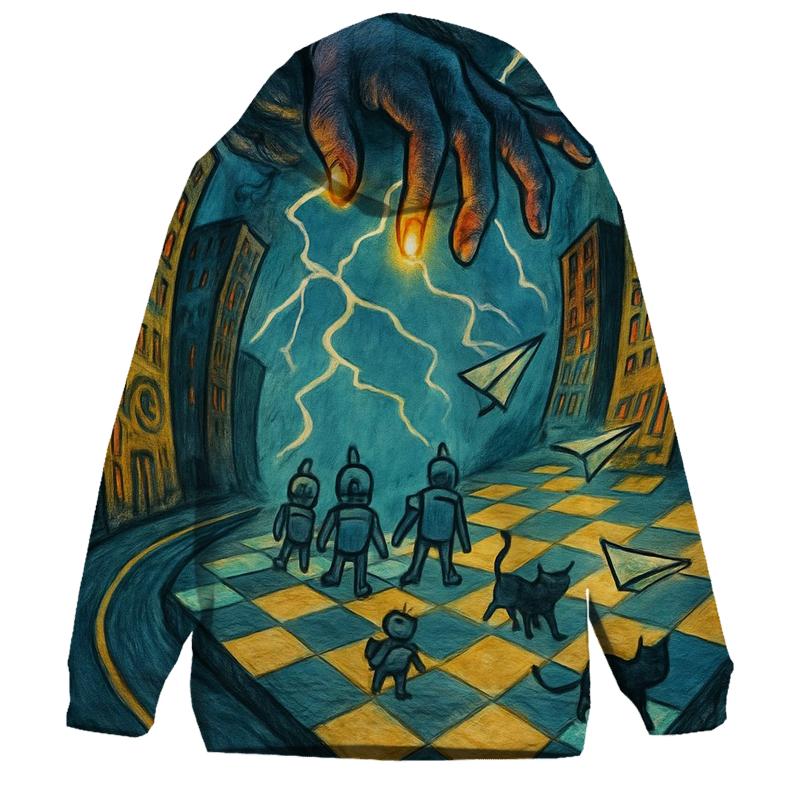 Stormy Chessboard Street Parade heavyweight hoodies