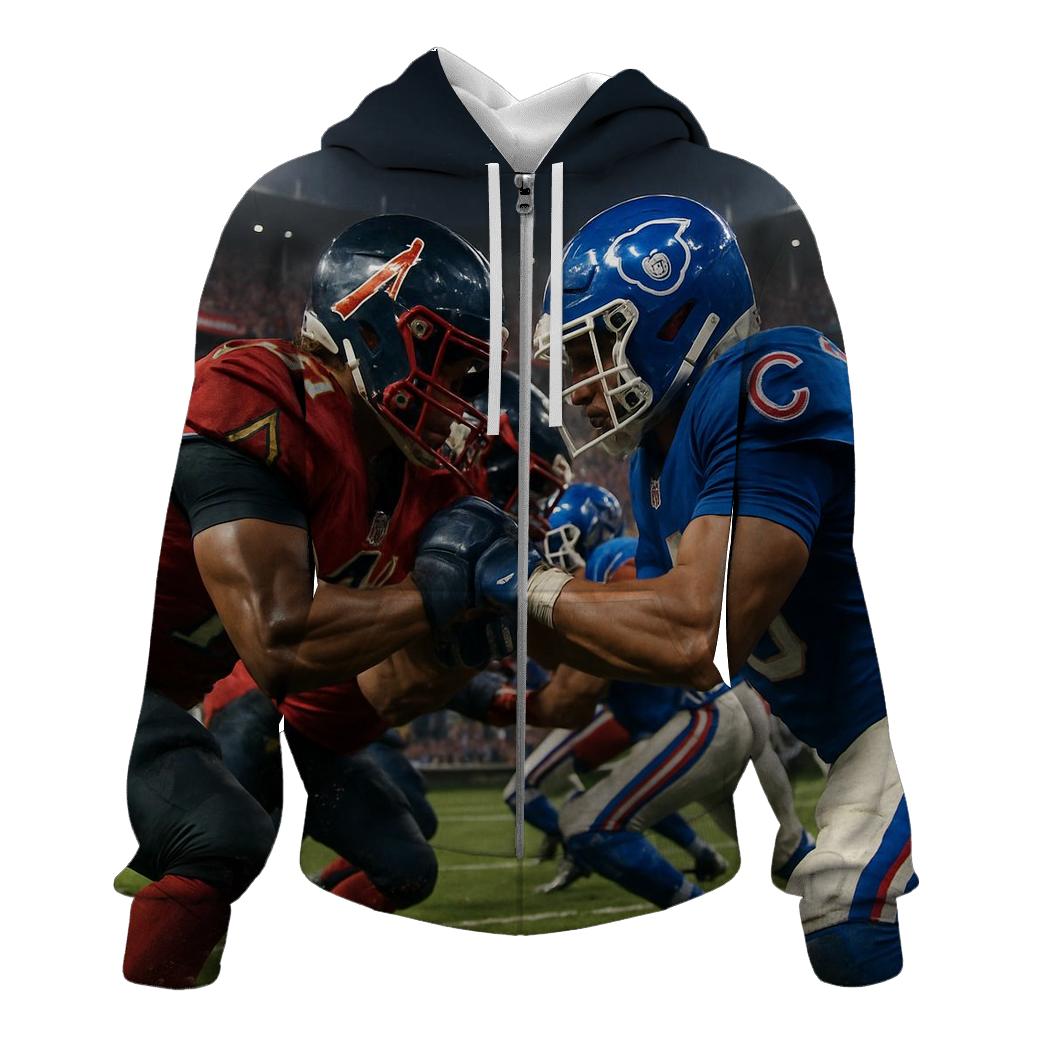 Gridiron Clash At Wrigley Field printed hoodies