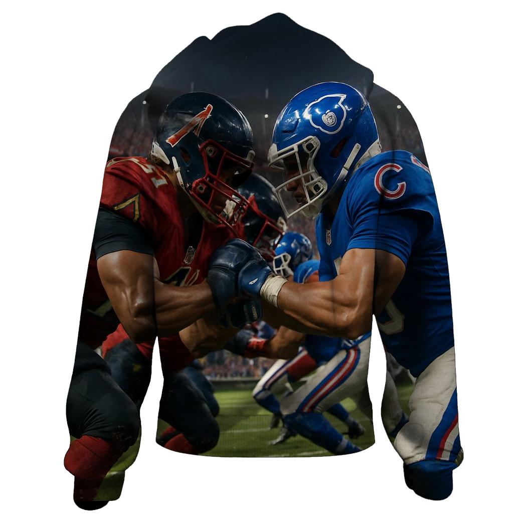 Gridiron Clash At Wrigley Field printed hoodies