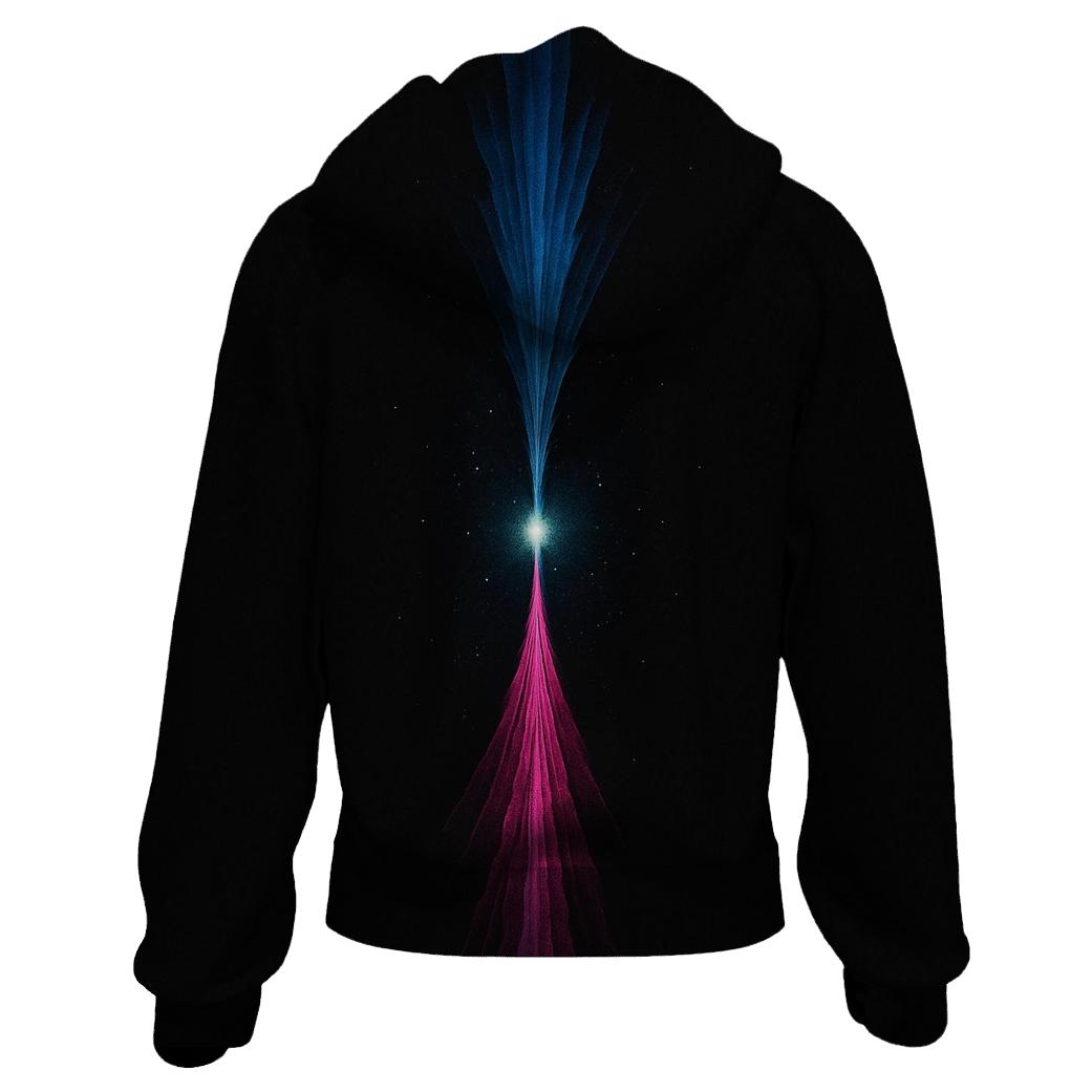 Twin Jet Outflow Tracks zip-up hoodies