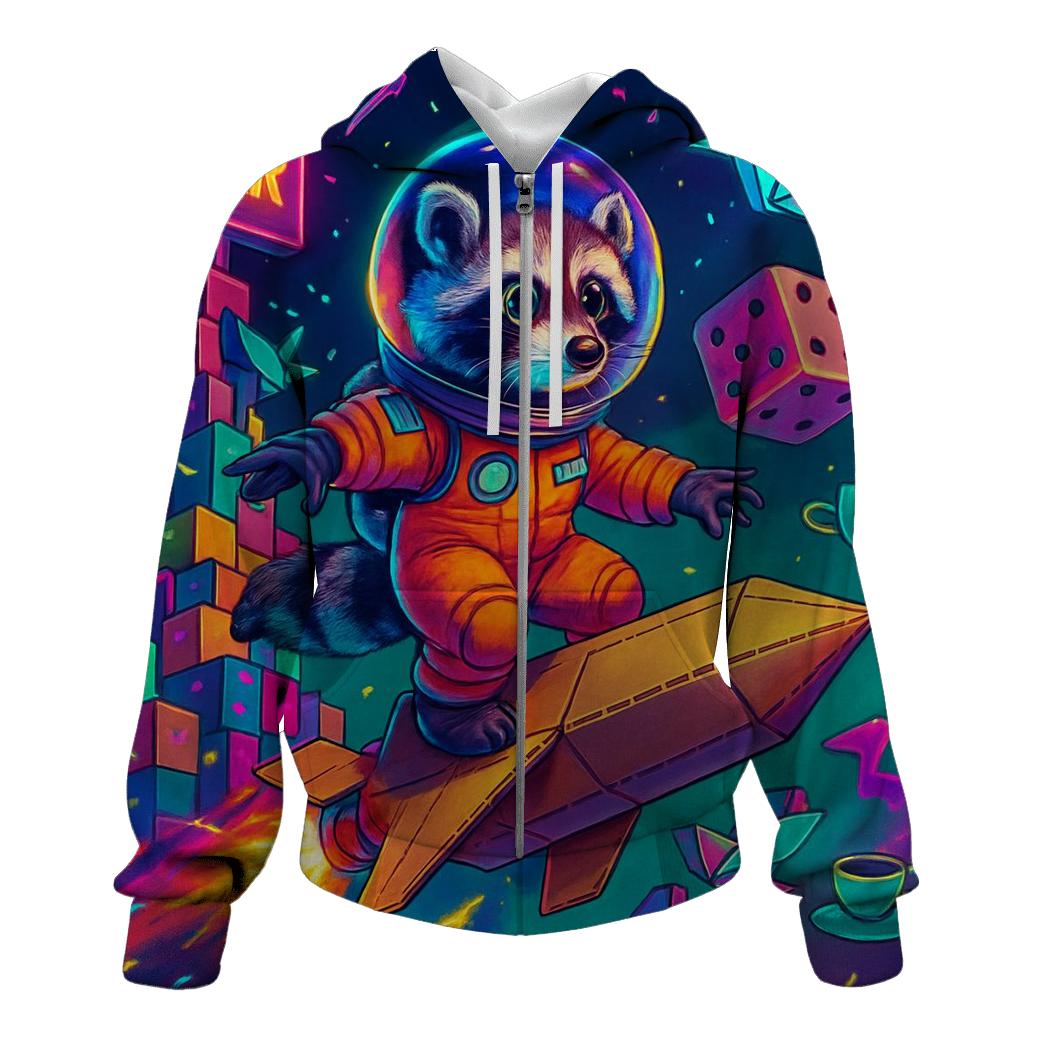 Chaotic Cardboard City Voyager embroidered hoodies