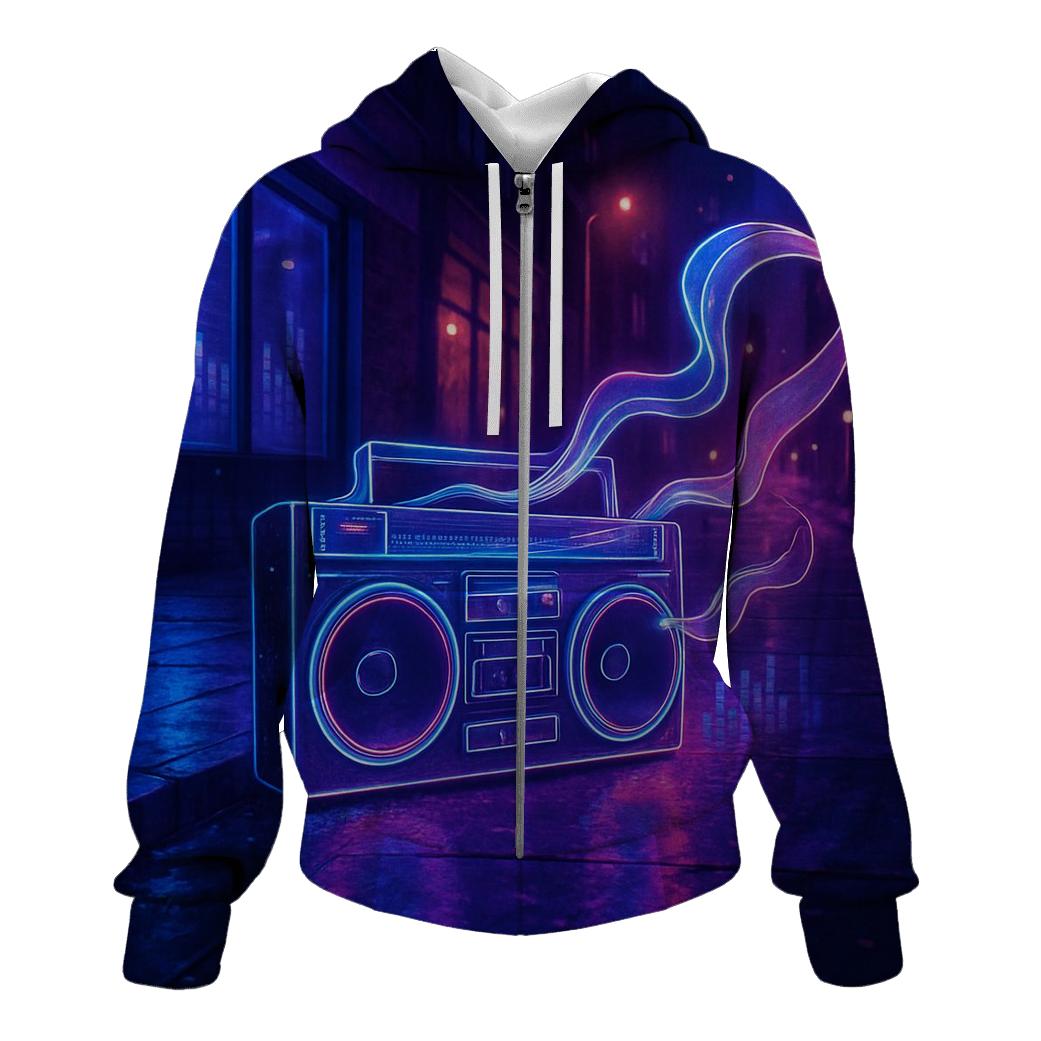 Neon Sidewalk Jam hoodie styles