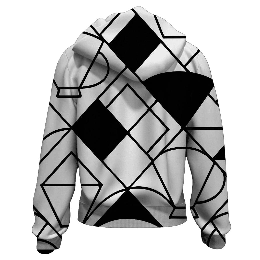 Monochrome Filter Geometry heavyweight hoodies