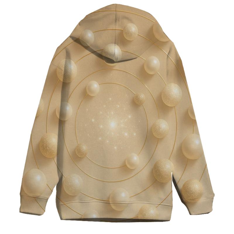 Champagne Orbit Halo custom hoodies
