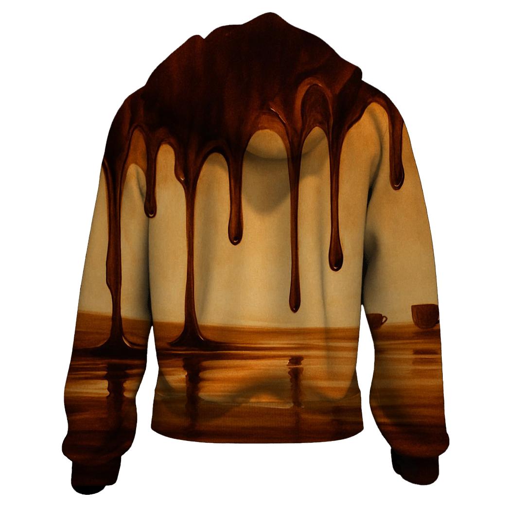 Caramel Drip Horizon pullover hoodies