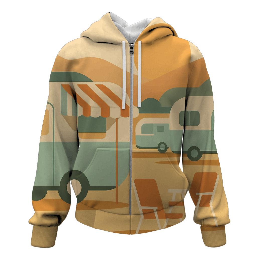 Sunny Caravan Park Morning hoodies fashion