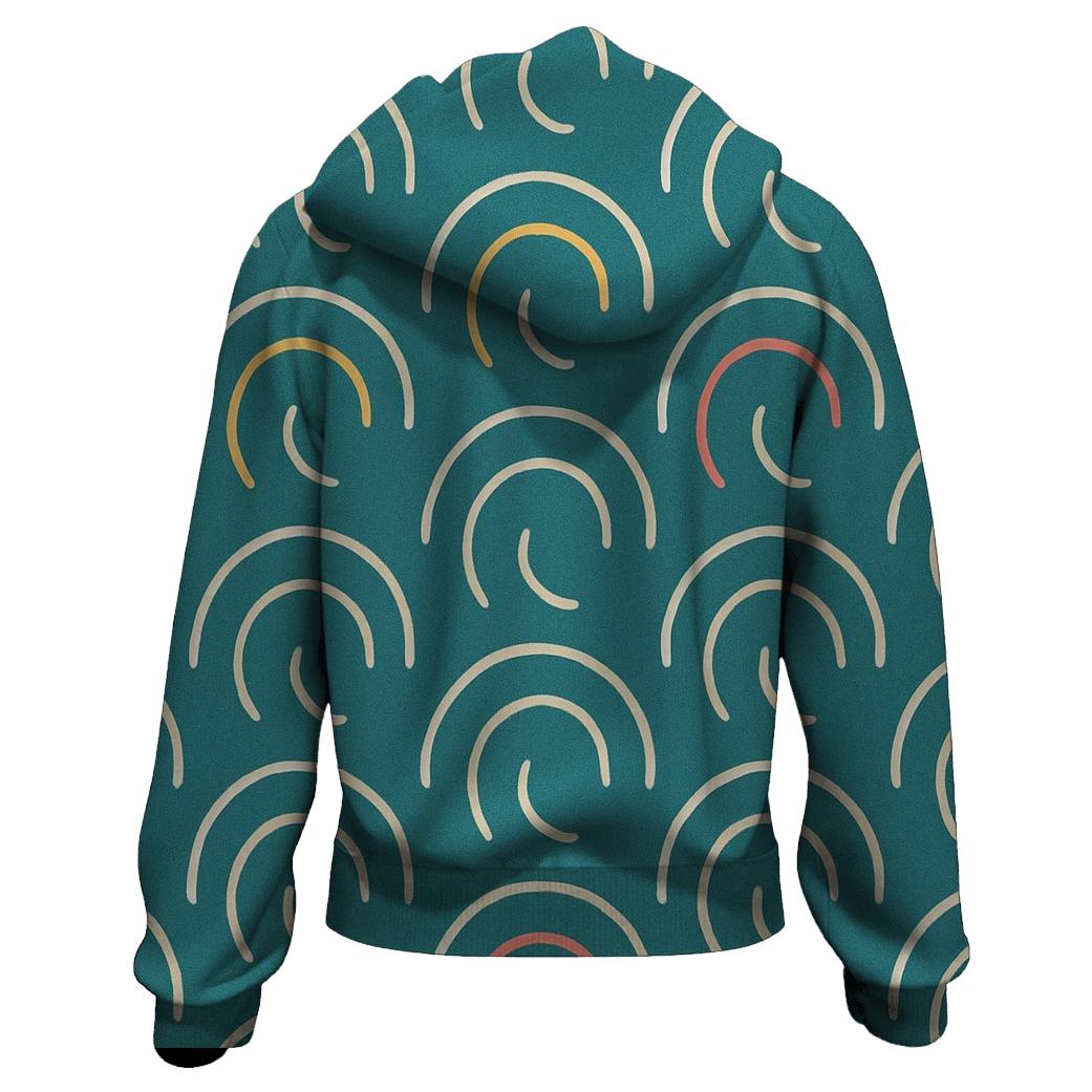 Gravitational Lens Arc Mosaic pullover hoodies