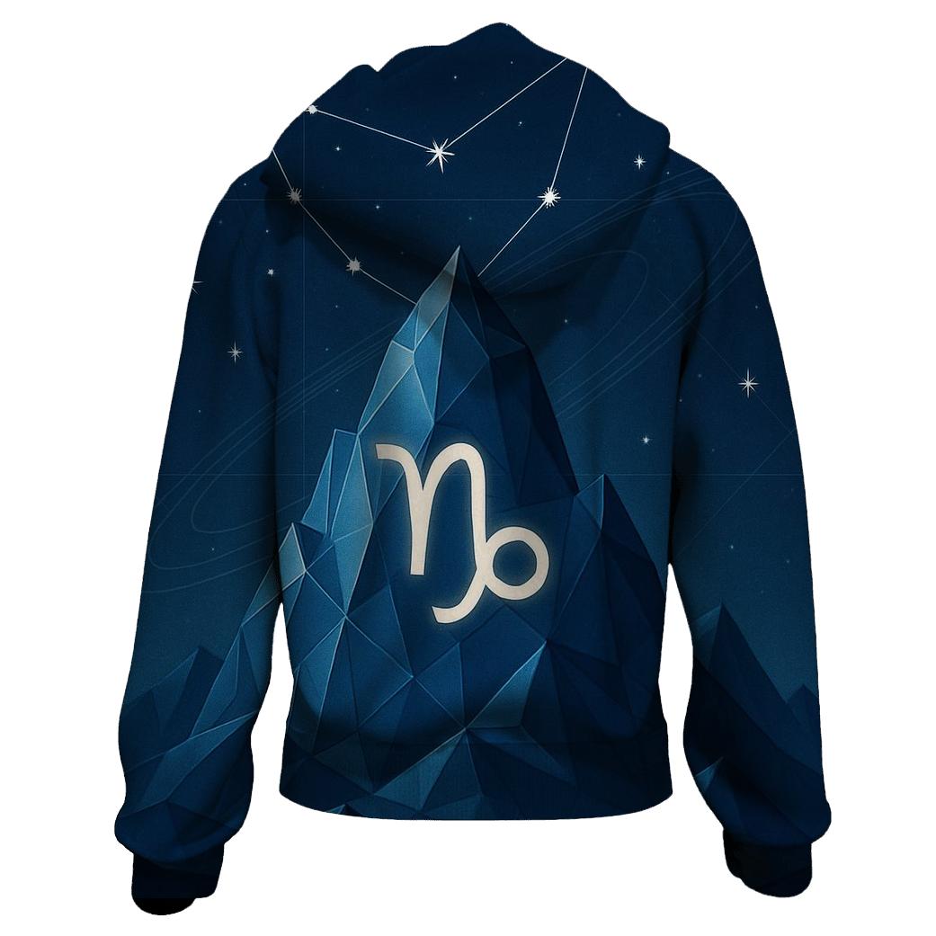Capricorn Crystal Peak Star Chart hoodie designs