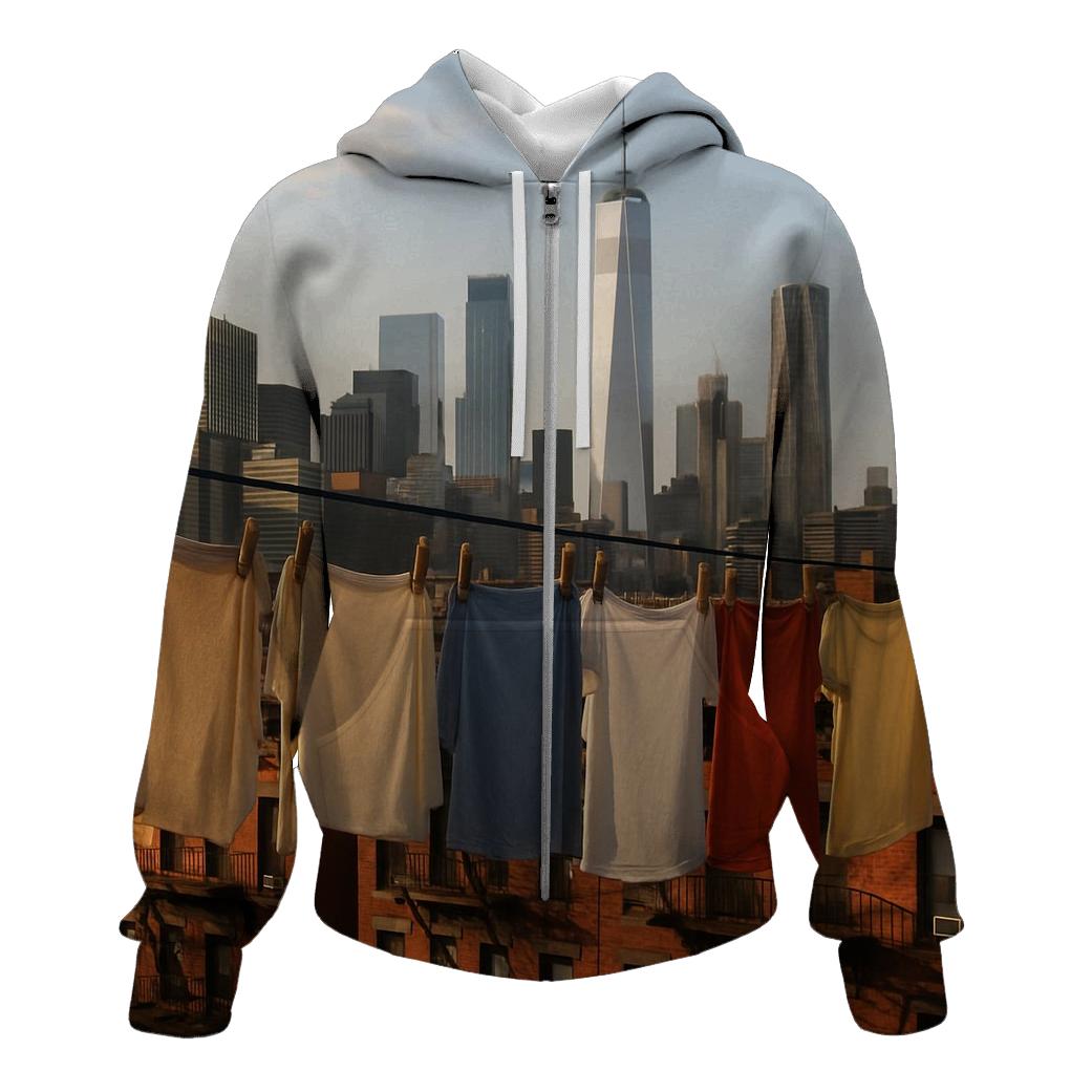 Chinatown Rooftop Laundry And Skyline designer hoodies