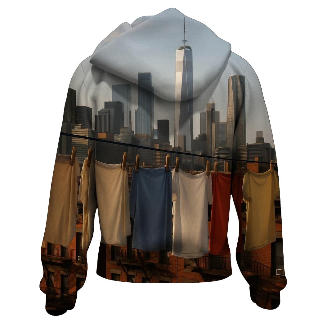 Chinatown Rooftop Laundry And Skyline designer hoodies