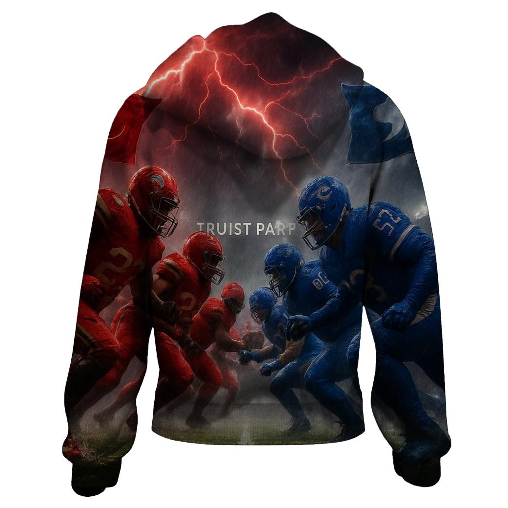 Night Thunder At Truist Gridiron printed hoodies