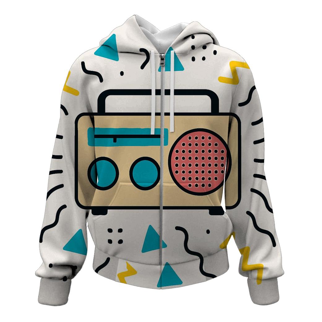 Memphis Radio Waves custom hoodies