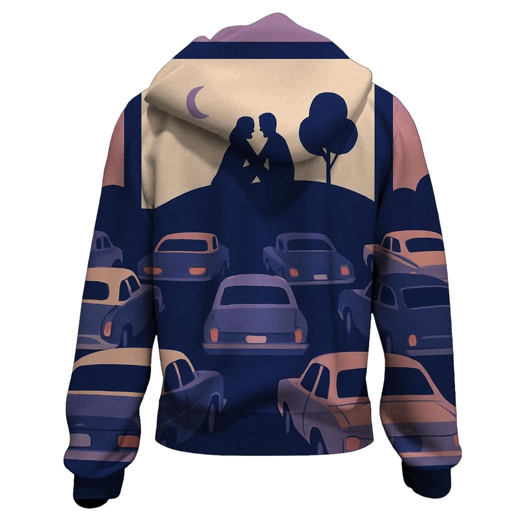 Starlit Drive In Cinema pullover hoodies
