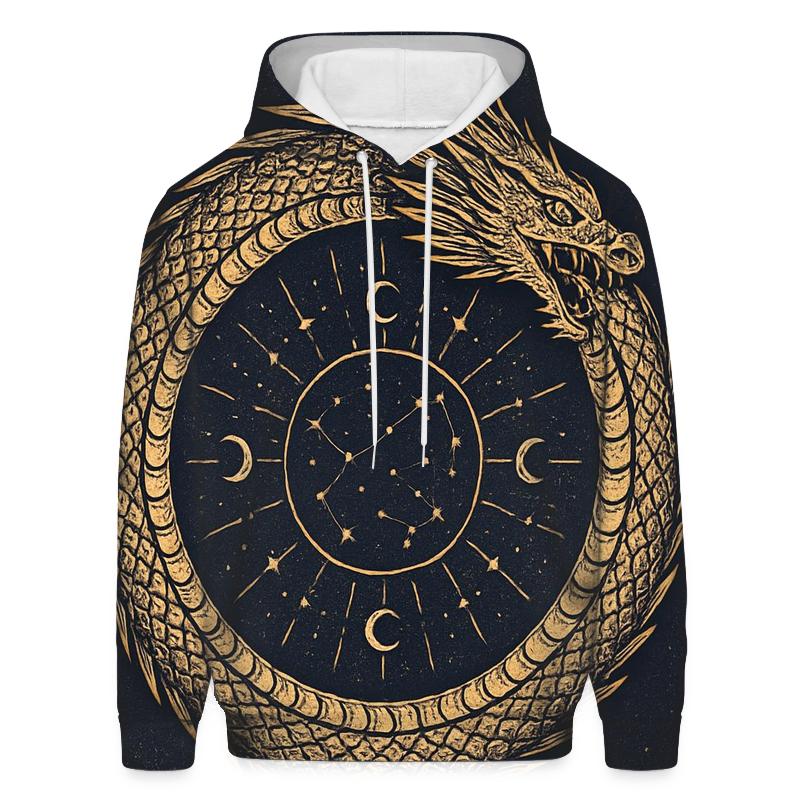 Celestial Circuit Ouroboros lightweight hoodies