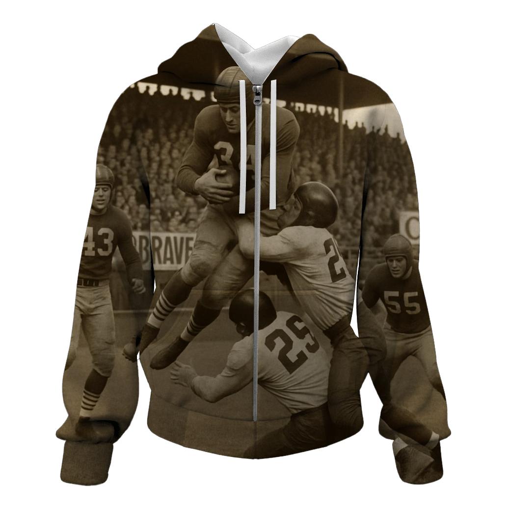 Retro Leather Helmets Braves And Cubs custom hoodies