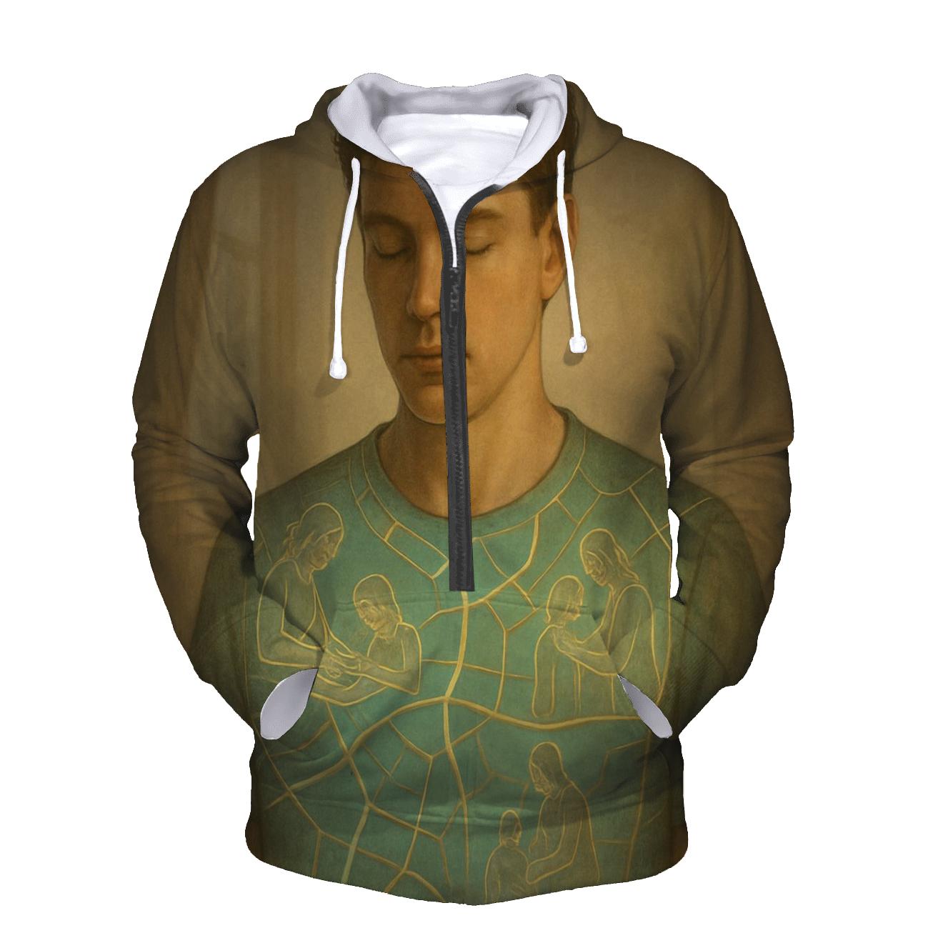 The Map She Drew Inside My Heart premium hoodies