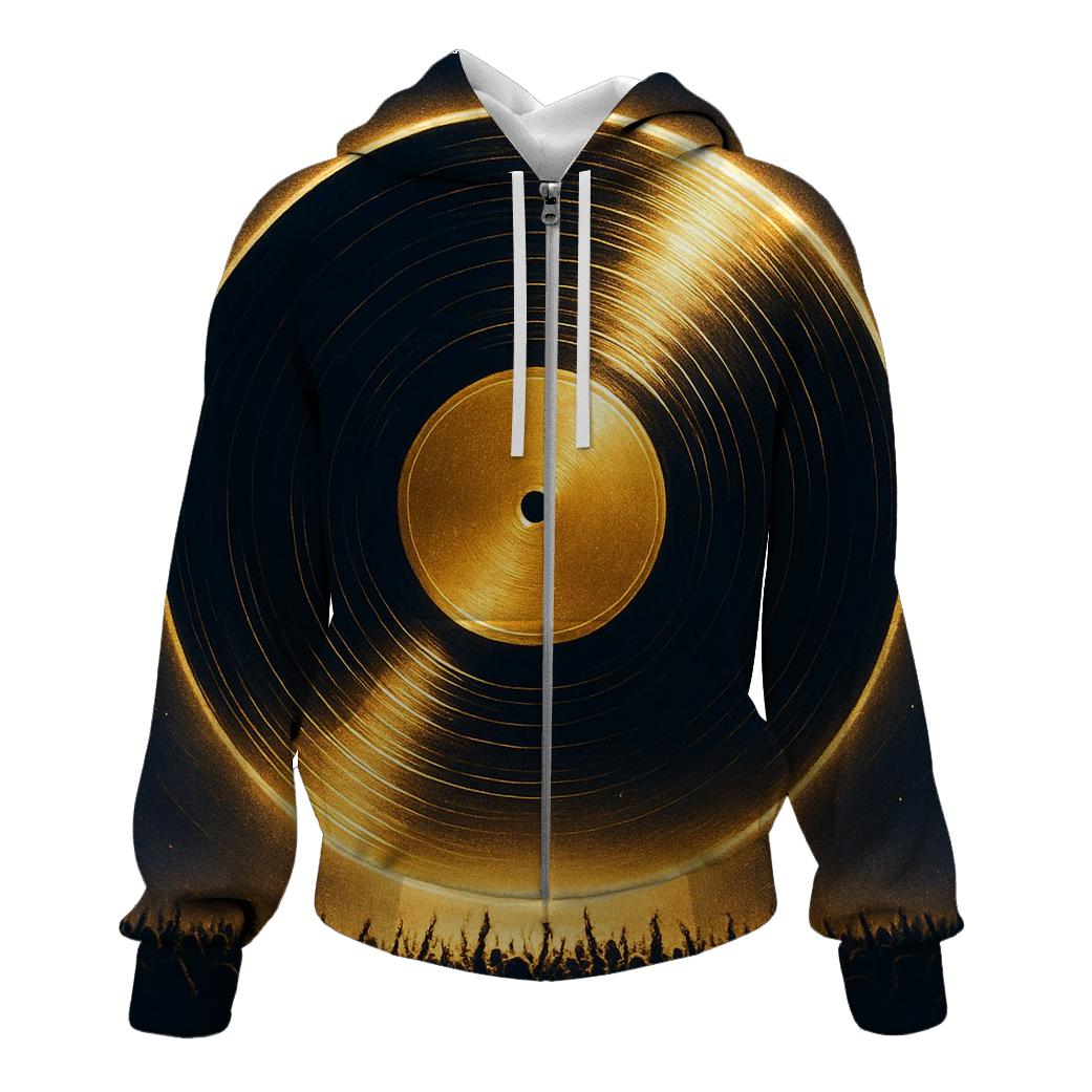 Golden Vinyl Eclipse hoodies fashion