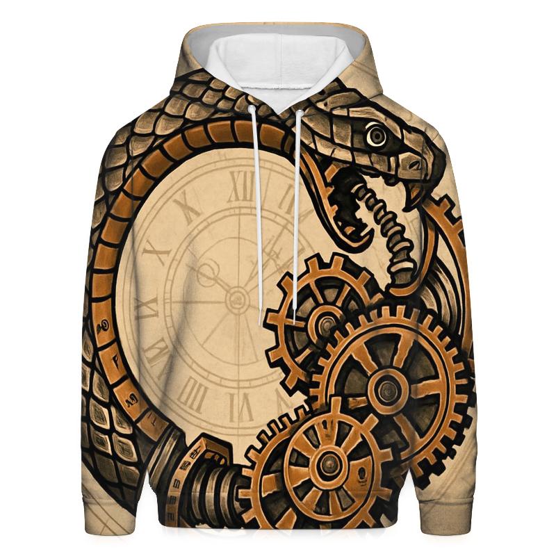 Clockwork Serpent Ouroboros heavyweight hoodies