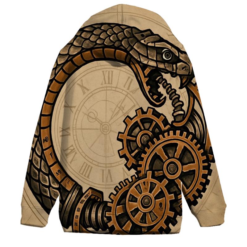 Clockwork Serpent Ouroboros heavyweight hoodies