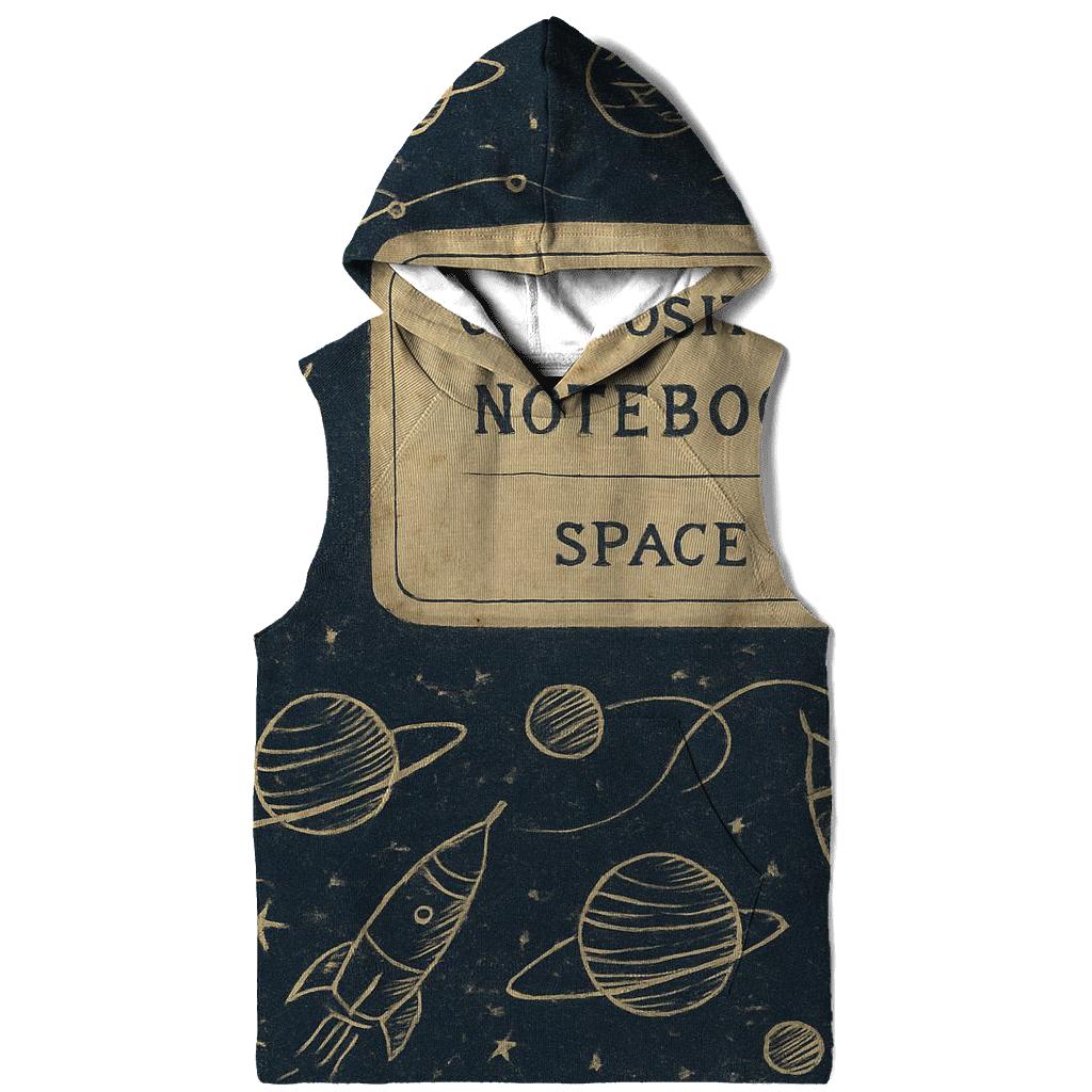 Faded Rocket Science Notebook Cover zip-up hoodies