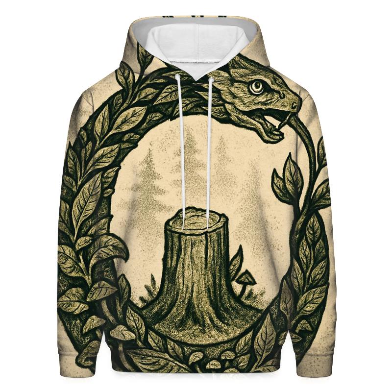 Forest Spirit Ouroboros hoodie designs